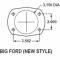 Leed Brakes Rear Disc Brake Kit with Drilled Rotors and Zinc Plated Calipers RC0003X