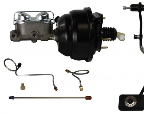 Leed Brakes 1967-1970 Ford Mustang Power Hydraulic Kit with pre-bent lines and pedal FC0038HK