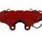 Leed Brakes 1964-1966 Ford Mustang Power Front Kit with Drilled Rotors and Red Powder Coated Calipers RFC0001-H405AX