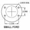 Leed Brakes Rear Disc Brake Kit with Drilled Rotors and Red Powder Coated Calipers RRC0001X