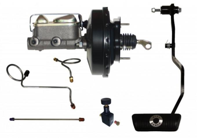 Leed Brakes Power Hydraulic Kit with pre-bent lines adjustable valve and pedal FC0004HK