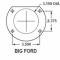 Leed Brakes Rear Disc Brake Kit with Drilled Rotors and Red Powder Coated Calipers RRC0002X