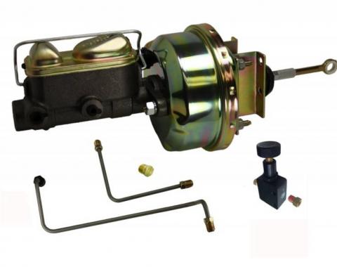 Leed Brakes 1964-1966 Ford Mustang Power Hydraulic Kit with pre-bent lines and adjustable valve FC0002HK