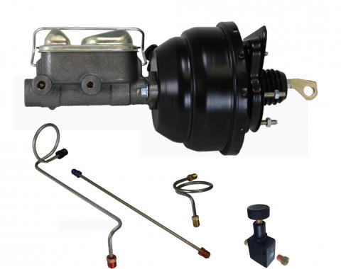 Leed Brakes 1967-1970 Ford Mustang Power Hydraulic Kit with pre-bent lines and adjustable valve FC0022HK