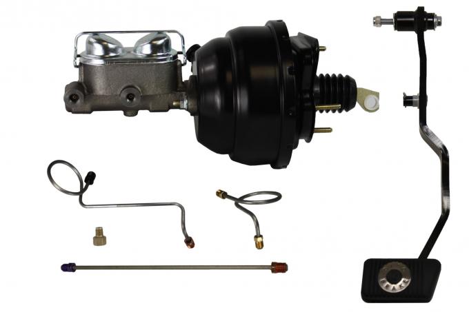 Leed Brakes 1967-1970 Ford Mustang Power Hydraulic Kit with pre-bent lines and pedal FC0038HK