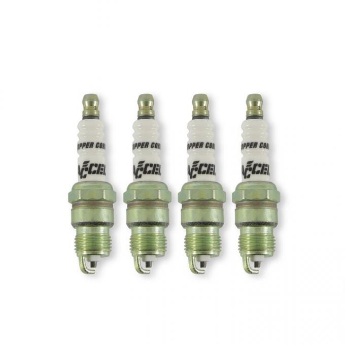 Accel HP Copper Spark Plug, Shorty 0574S-4