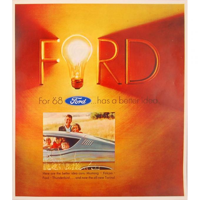 Dennis Carpenter Sale Brochure - 1968 Ford Car CA-6830