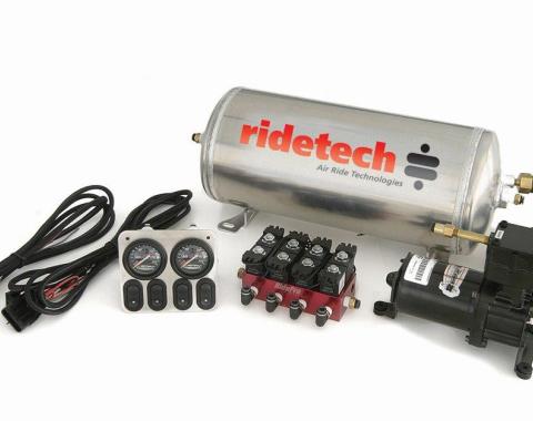 Ridetech RidePro Analog 4 way air suspension control system with 3 gallon tank 30154000