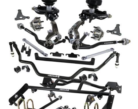 Ridetech HQ Air Suspension System with hub spindles for 1964-1966 Mustang 12090296