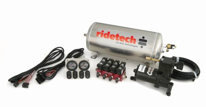 Ridetech RidePro Analog 4 way air suspension control system with 3 gallon tank 30154000