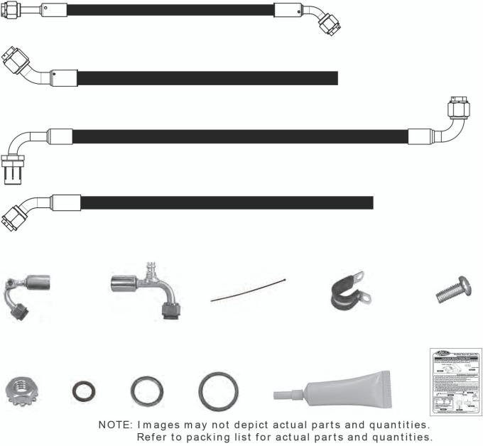 Vintage Air 1967-72 Ford F-100 SureFit™ Reduced Barrier Modified Hose Kit 511174
