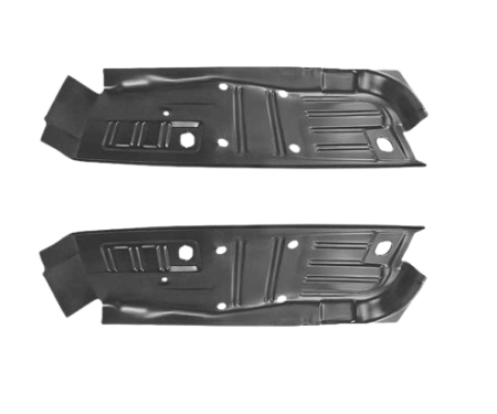 Redline Restomotive® 1964-1970 Ford Mustang Coupe / Fastback (Full Length 59" x 23") Left and Right Front Floor Pan