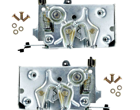 Redline Restomotive® 1979-1993 Ford Mustang Left and Right Hand Door Latch Assembly