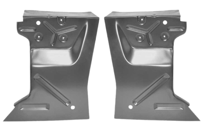 Redline Restomotive® 1967-1968 Ford Mustang Left and Right Rear Fender Apron