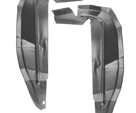 Redline Restomotive® 1967-1968 Ford Mustang Left and Right Rear Fender Splash Shield / Guard
