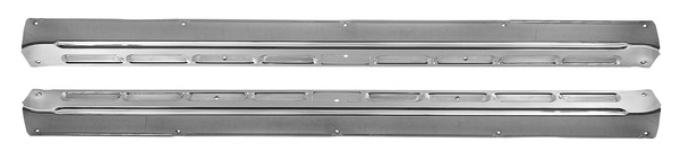 Dynacorn 65-68 Door Scuff Plate FB Stainless Pr M3650A