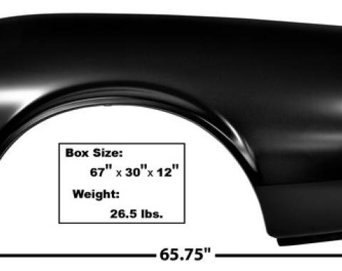 Dynacorn 71-73 Full Quarter Panel LH Convertible 3641KH