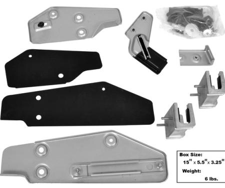 Dynacorn 69-70 Door Glass Channel / Retainer Assembly LH. All Body Style 3614GK