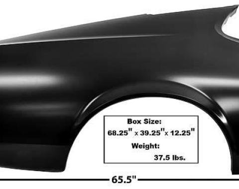 Dynacorn 71-73 Full Quarter Panel RH 3641KC