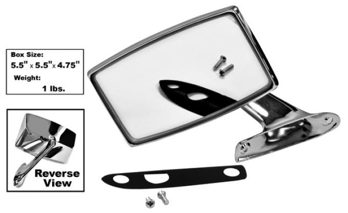 Dynacorn 69-70 Outside Door Mirror Std M3524G