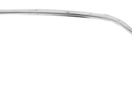 Dynacorn 67-68 Door Drip Sash RH Stainless Roof Rail Seal Sash 3640XA