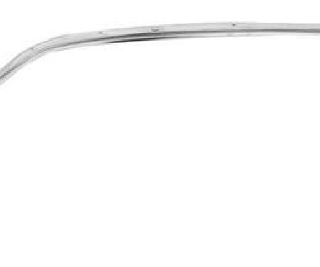 Dynacorn 67-68 Door Drip Sash LH Stainless Roof Rail Seal Sash 3640XB