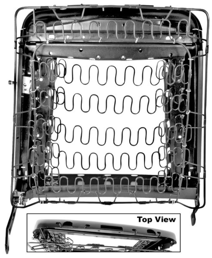 Dynacorn 69 Seat Back Frame RH w/Headrest 3641RD