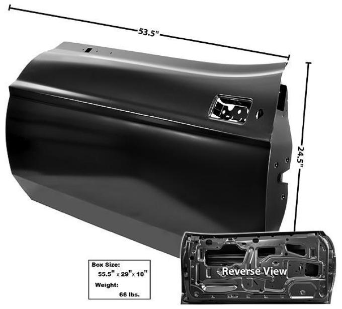 Dynacorn 71-73 Door Shell LH 3640ZE
