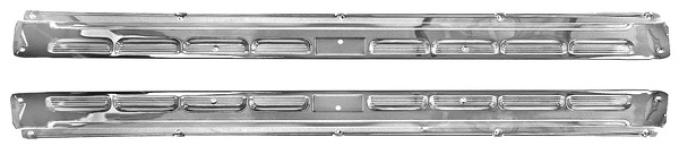 Dynacorn 65-68 Door Scuff Plate Convertible. Pr Stainless M3651A