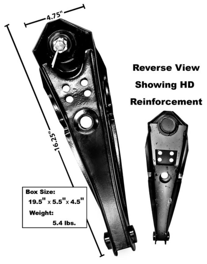 Dynacorn 65-66 Control Arm Lower Hd Reinforced 3632FHD