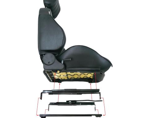 Procar 1965-1970 Ford Mustang Adapters Bucket Common 81266