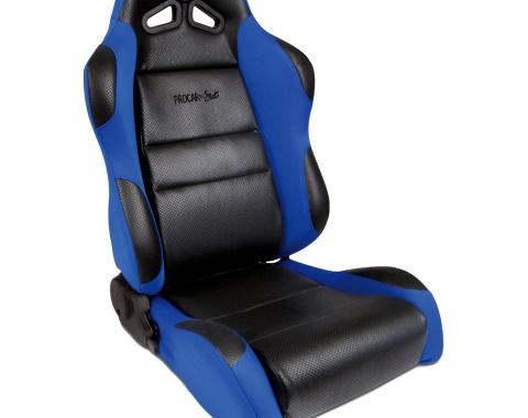 Procar Sportsman&trade; Series 1605 Driver-Left Blue-Black Sport Recliner Seat 80-1605-65L