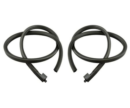 Metro Moulded Parts Roof Rail Seals, 69-70 Ford Mustang & Mercury Cougar 2 Door Coupe, Pair RR 6400-C