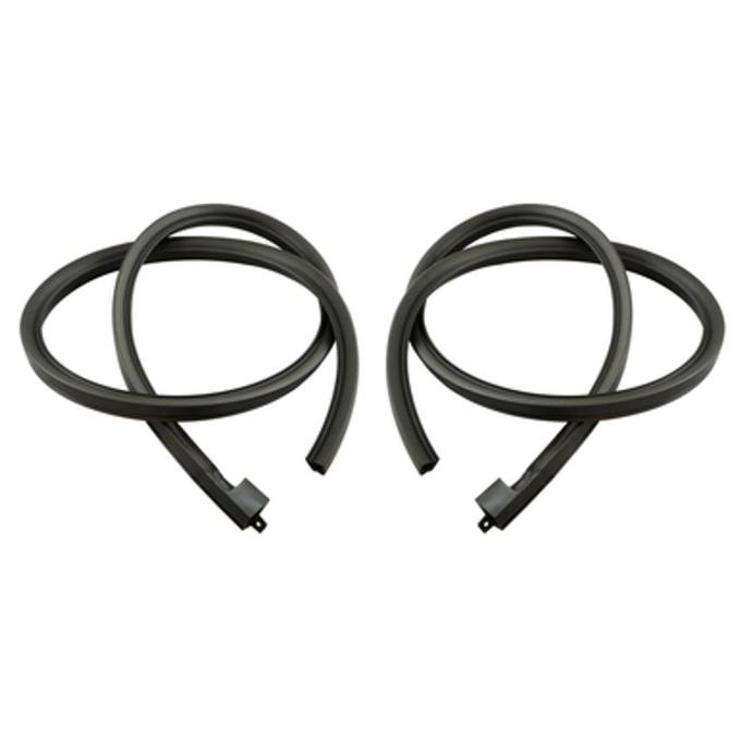Metro Moulded Parts Roof Rail Seals, 69-70 Ford Mustang & Mercury Cougar 2 Door Coupe, Pair RR 6400-C