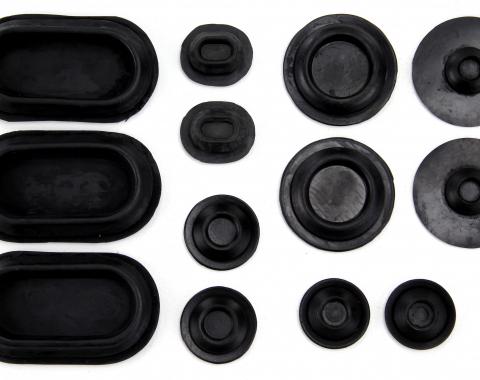 Mustang Rubber Body Plug Kit, 1971-1973