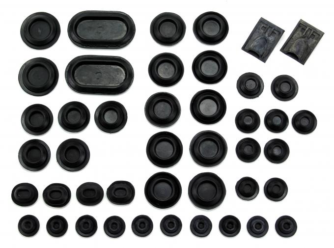 Mustang Rubber Body Plug Kit, 1969-1970