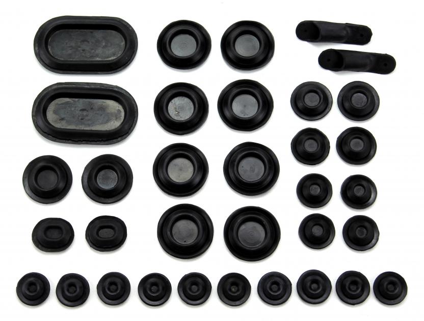 Mustang Rubber Body Plug Kit, 1964-1966