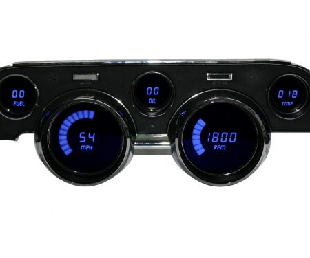 Intellitronix 1967-1968 Ford Mustang LED Digital Gauge Panel DP7002