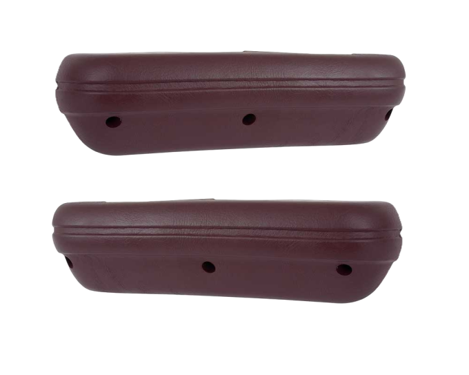 Redline Restomotive® 1969-1970 Mustang / Cougar Left and Right Hand Dark Red Standard Arm Rest Pad