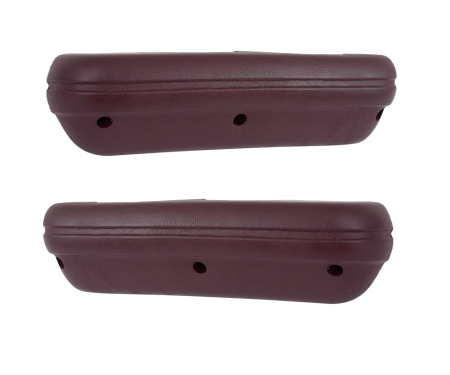 Redline Restomotive® 1969-1970 Mustang / Cougar Left and Right Hand Dark Red Standard Arm Rest Pad