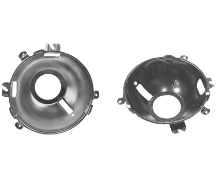 Redline Restomotive® 1970 Ford Mustang Left and Right Hand Headlamp Adjusting Bucket