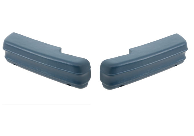 Redline Restomotive® 1971-1973 Ford Mustang Left and Right Hand Standard Arm Rest Pad Blue