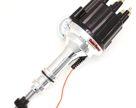 Pertronix Magnetic Pickup Billet Distributor for Ford 351W Engines, Black Cap Color D331710