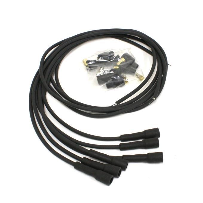 Pertronix Universal 7mm "Stock-Look" Spark Plug Wire Set, 6 Cylinders, 180&deg; Spark Plug Boot Angle, 180&deg; Distributor Boot Angle 706180
