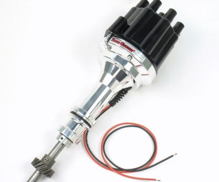 Pertronix Billet Distributor for Ford 351C Engines (Ignitor II) with Mechanical Advance, Black / Female D132800