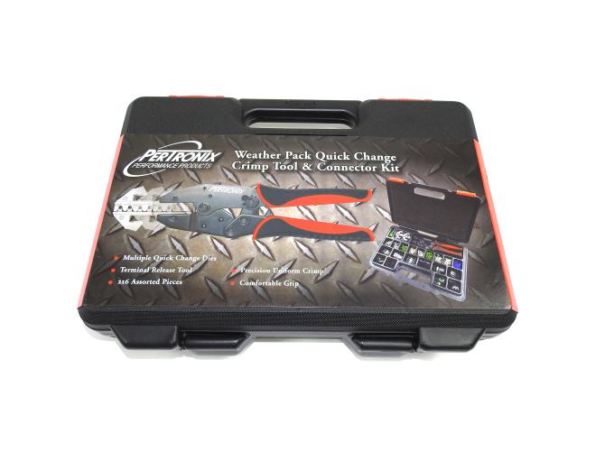 Pertronix Weather Pack Quick Change Crimp Tool & Connector Kit (220 pieces) T3005