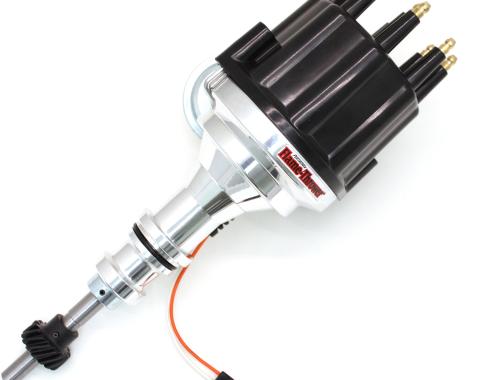 Pertronix Magnetic Pickup Billet Distributor for Ford Small Block Engines, Black Cap Color D330710