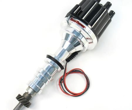 Pertronix Billet Distributor for Ford 352-428 Engines (Ignitor II) with Mechanical Advance, Black / Female D133800