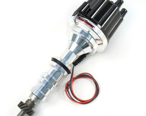 Pertronix Billet Distributor for Ford FE 352-428 Engines (Ignitor III) with Mechanical Advance, Black / Female D7133800