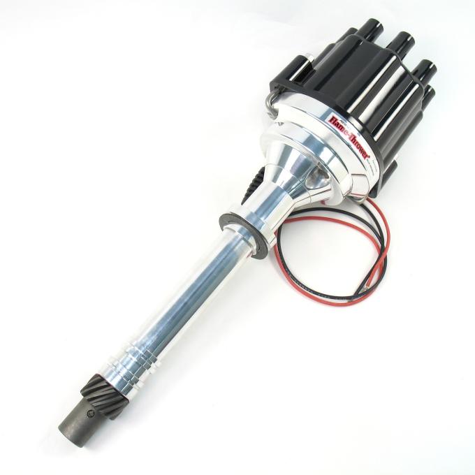 Pertronix Marine Billet Distributor for Chevrolet Small Block/Big Block Engines (Ignitor II), Black / Female D200800
